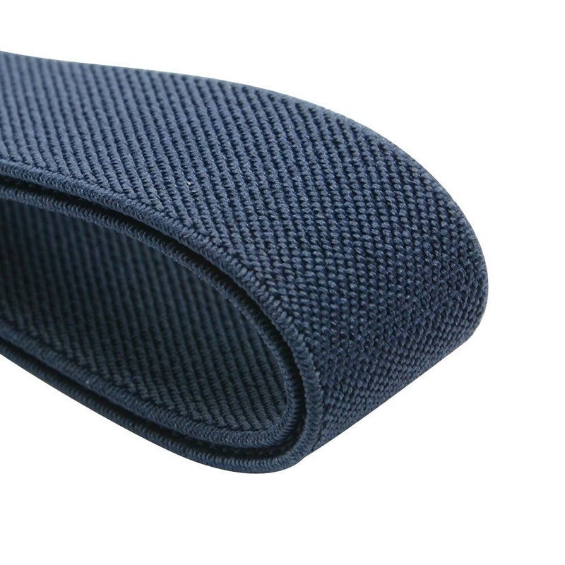 iCraft Strapcrafts 1-Inch by 5-Yard Navy Blue Colored Double-Side Twill Non-Roll Wowen Elastic 72230 - Image 1